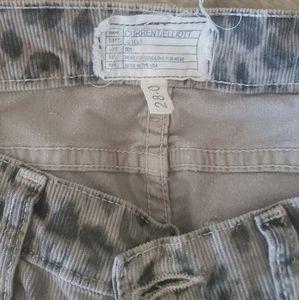 Current/Elliott rolled skinny jeans